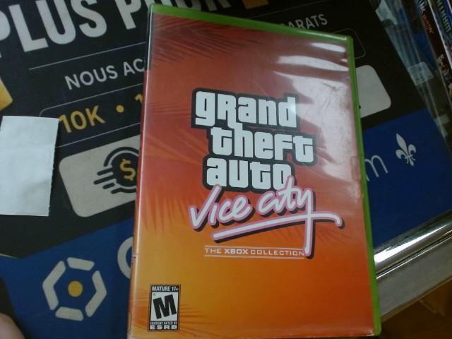 Grand theft auto vice city xbox