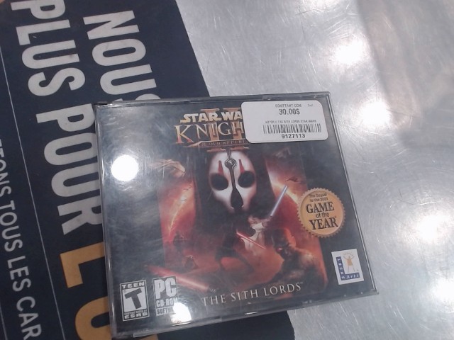 Kotor ii the sith lords star wars