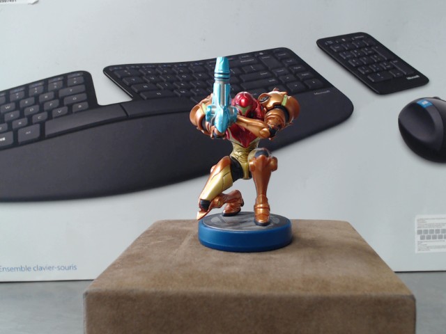 Amiibo samus a genoux