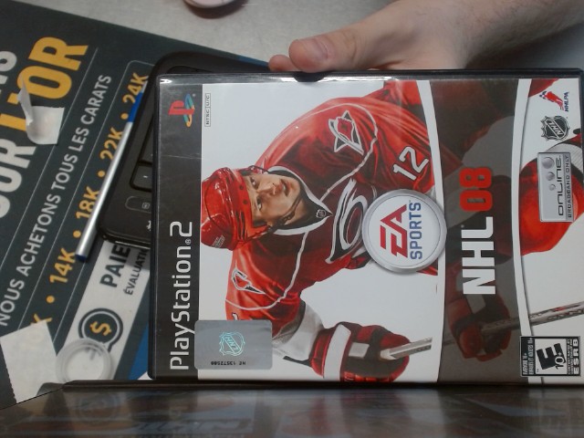 Nhl 08 ps2