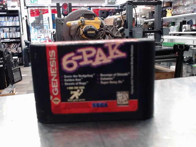 6-pak games cartridge