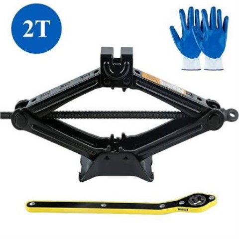 Black spare jack