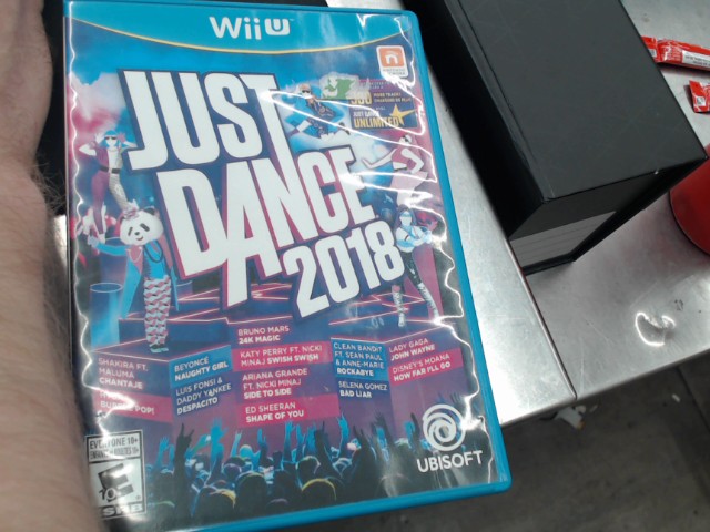 Jeu wii u just dance 2018