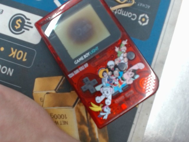 Gameboy light ecran bruler