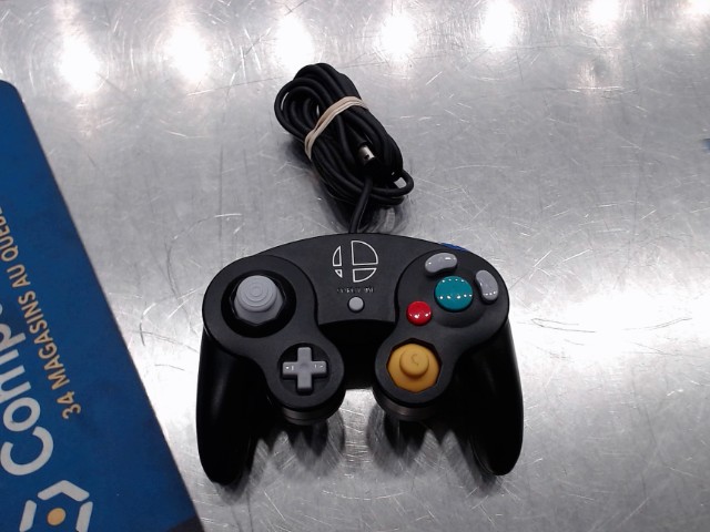 Manette gamecube noir smash edition