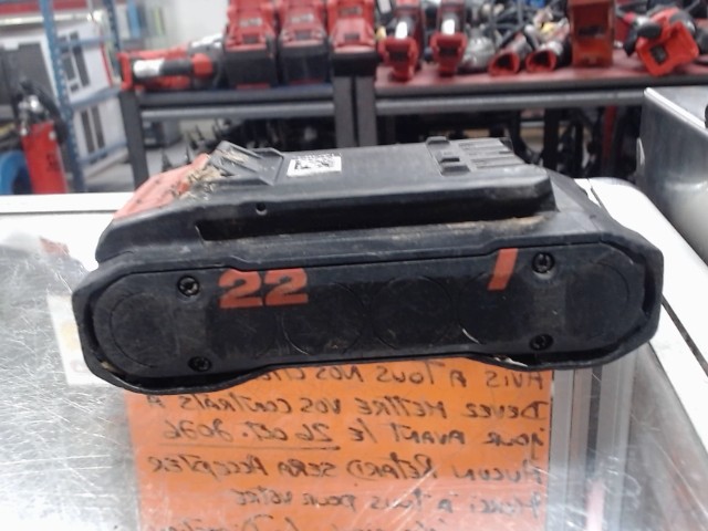 Batterie 21.6v 3.95ah