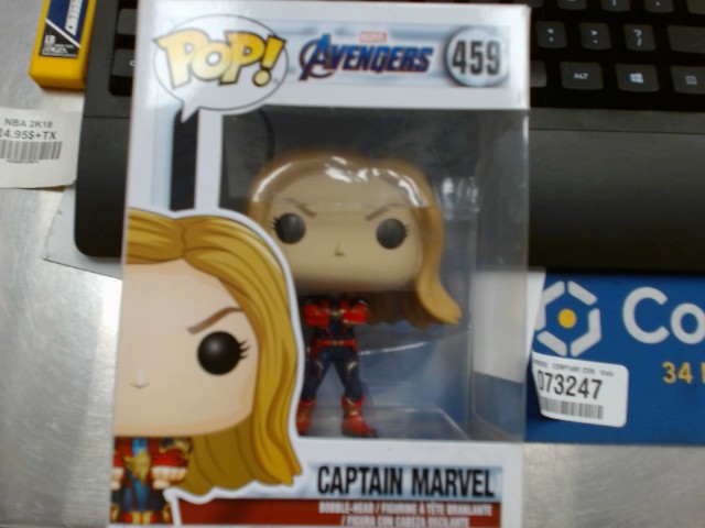 Figurine pop 459 capitaine marvel