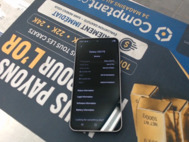 Samsung galaxy s23 fe 128 gb gris