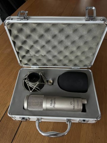 Micro condenser pour studio xlr case