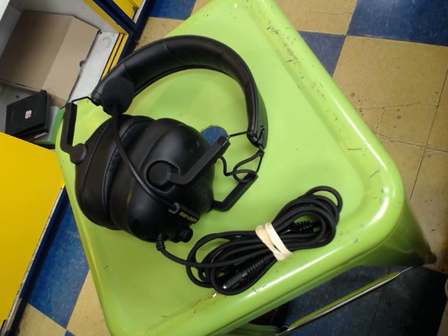 Gaming headset a fil noire