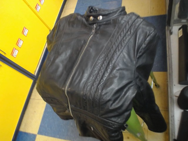 Leather moto jacket techno mode quebec