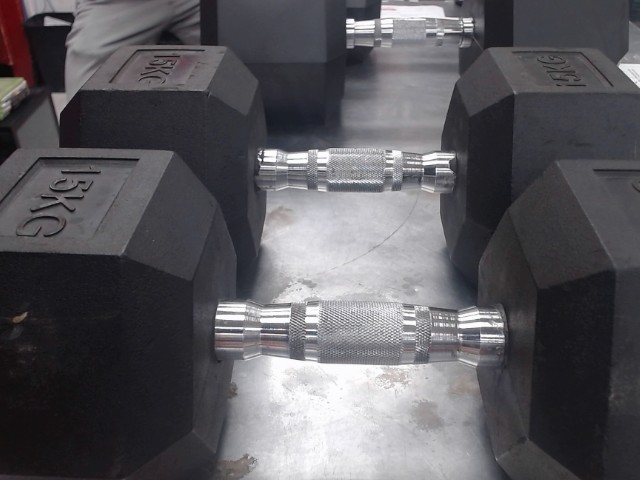 Paire de poid d'haltere 15 kg