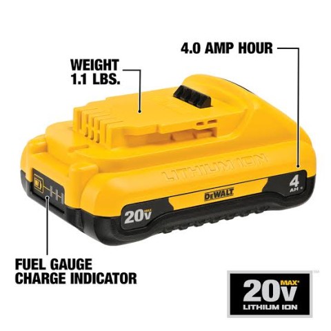 Batt dewalt mini 12v 1.5ah