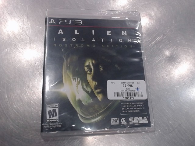 Alien isolation  / sealed