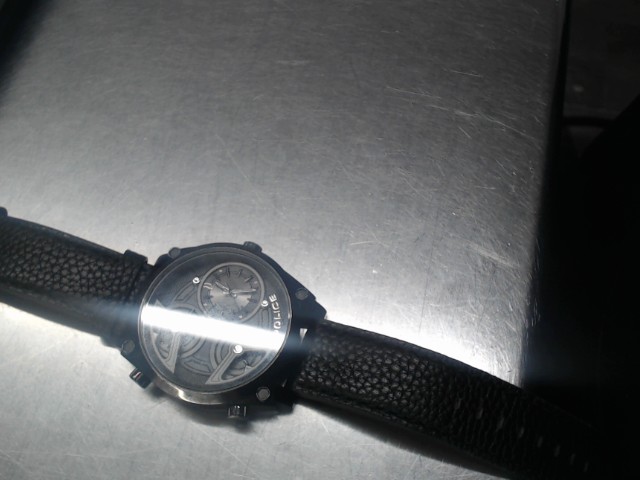Montre police noir