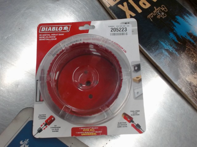 Bimetal hole saw diablo 127mm
