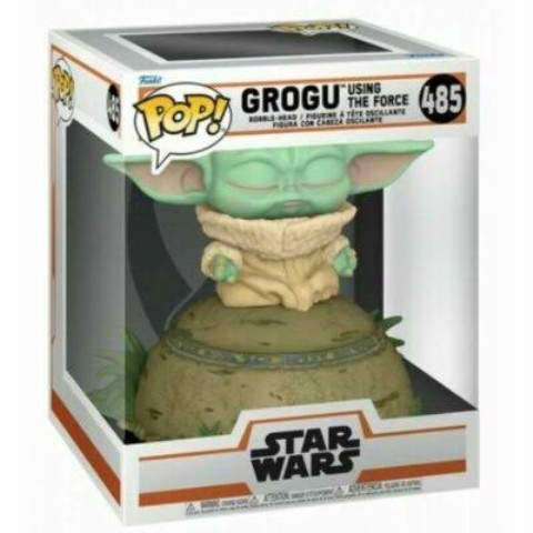 Grogu using the force fgunko pop