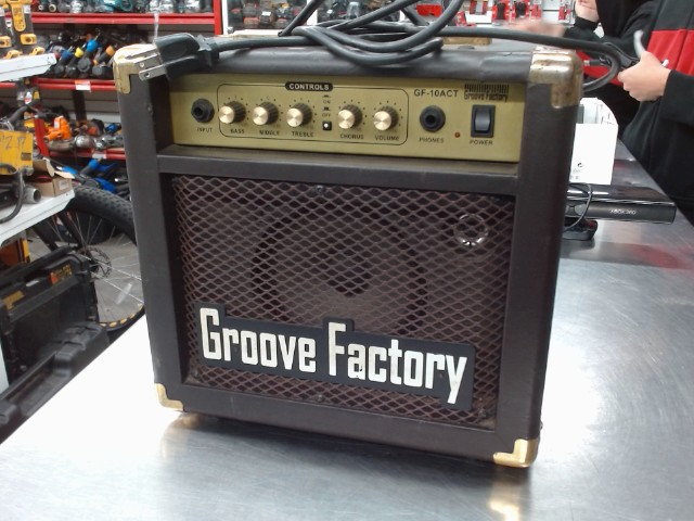 Ampli guitar jaune et noir