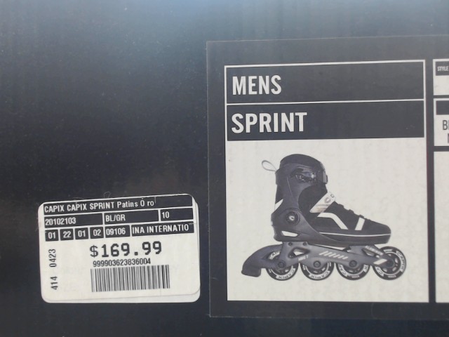 Capix men's sprint 84 inline skates box