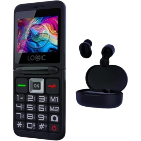 Telephone flip avec ecouteur neuf