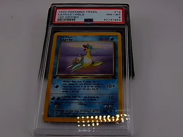 LAPRAS HOLO 1ST EDITION PSA 8