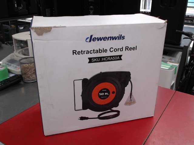 Retractable cord reel 50ft