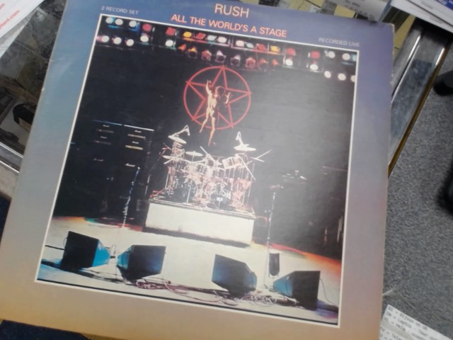 Rush all the worlds a stage vinyl