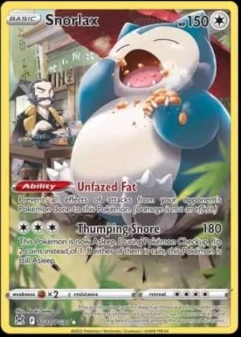Pokemon snorlax tg10