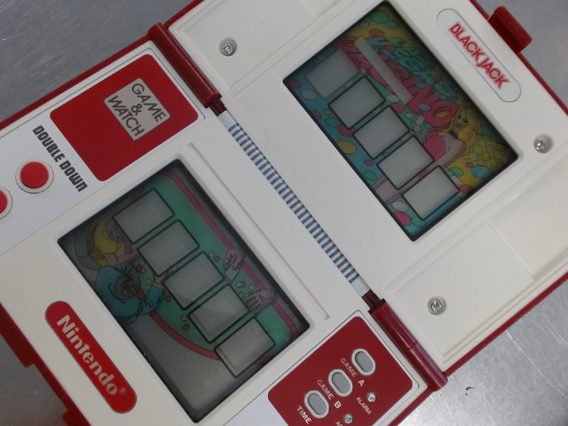 Game and watch blackjack