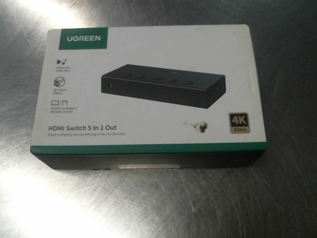 Hdmi switch 5 en 1 out neuf