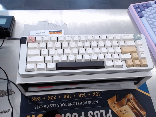 Clavier gris noir in box