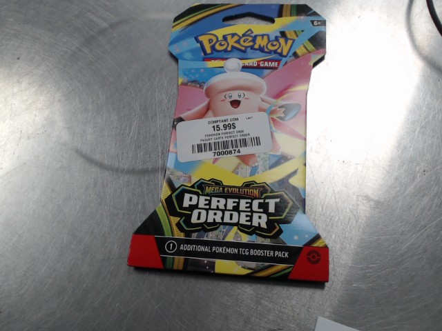 Paquet de carte pokemon perfect order