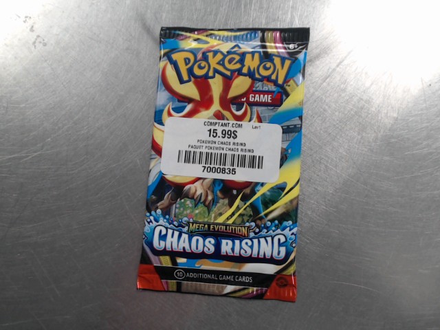 Paquet de carte pokemon chaos rising