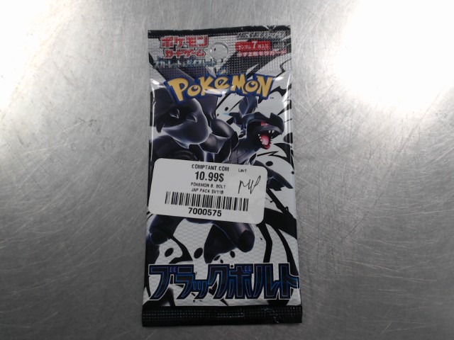 Paquet de carte pokemon b.bolt japan
