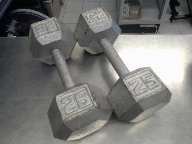 25lbs dumbells set of two