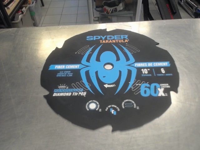 Spyder 10po 6tooh fiber cement