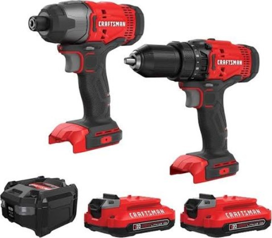 Drill driver + 2 batteries et chargeur