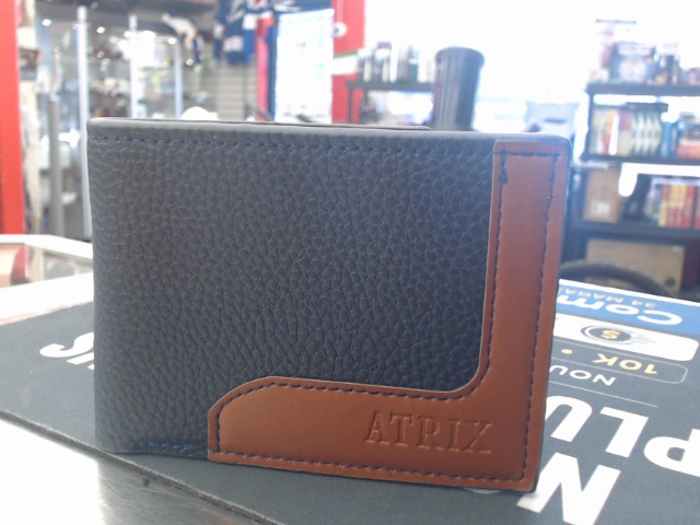 Porte-feuille en simili-cuir bi-couleur