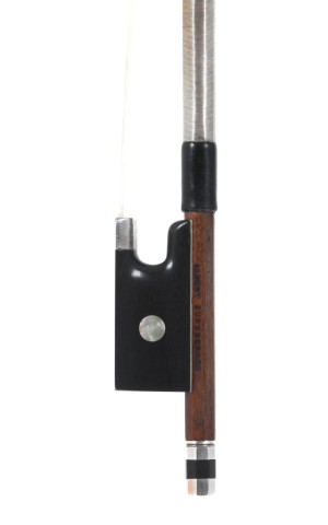 German silver-mounted violin bow 1915
