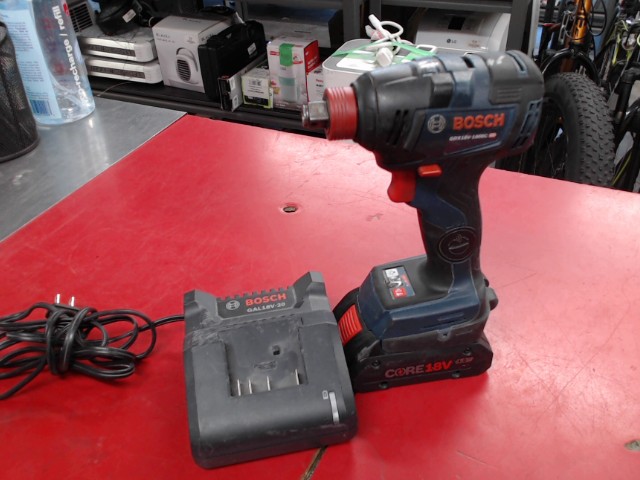 Perceuse impact bosch avec ch+batterie