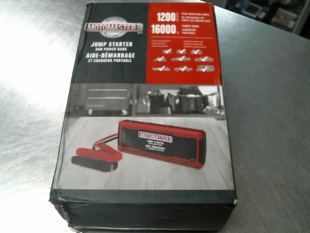 Jump starter motomaster avec cable