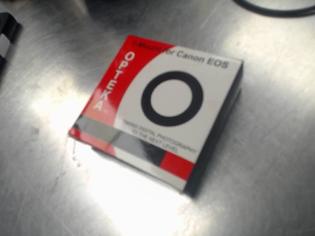 T-mount for canon eos