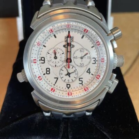 Oakley 12 gauge chronograph white dial