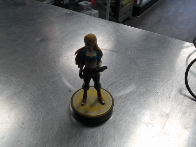 Figurine amiibo zelda botw with book