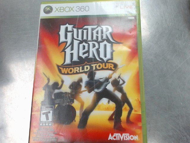 Guitar hero world tour xbox 360