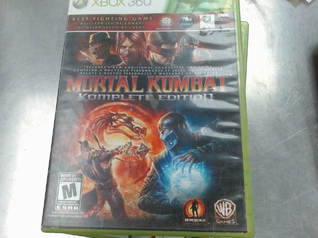 Mortal kombat komplete edition xbox 360