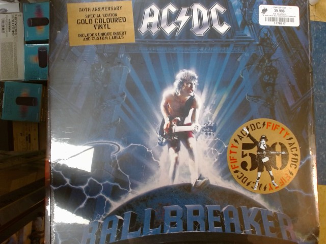 Ballbreaker gold colored vinyl
