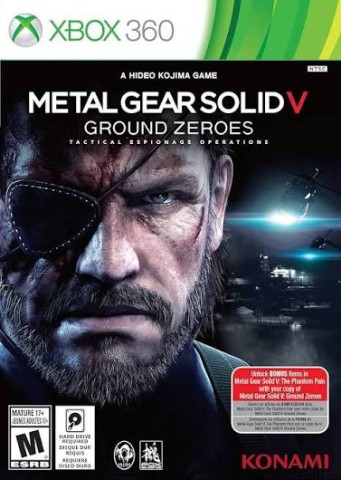 Metal gear solid v gz xbox 360
