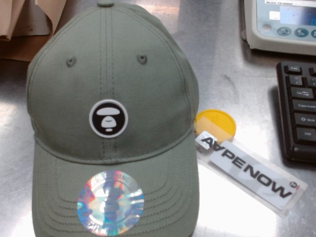 Casquette bape aape now green