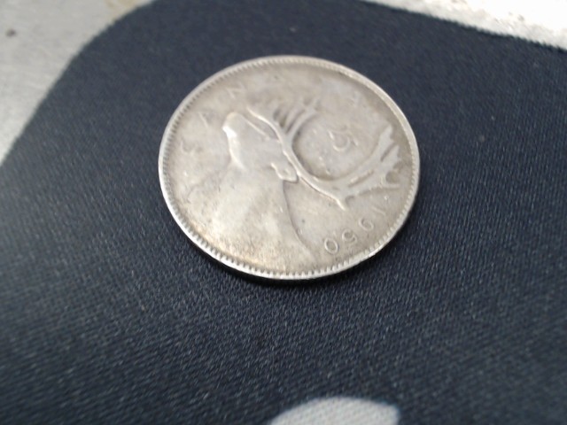 Piece 25 cent 1950